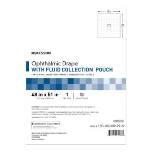 McKesson Sterile Surgical Ophthalmic Drape, 48 x 51 Inch - Image 1