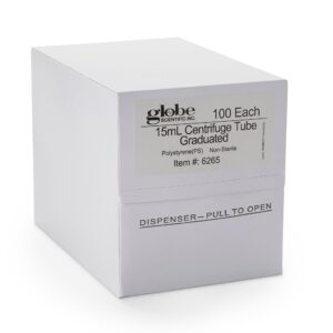 Globe Scientific Centrifuge Tube, Without Closure, 15 mL, 16.6 x 120 mm - Image 2