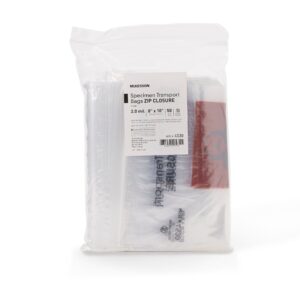 McKesson Specimen Transport Bag, Zip Closure, 8 x 10 Inch - Image 2