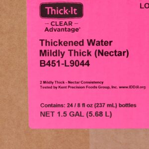 Thick-It® Clear Advantage® Nectar Consistency Thickened Water, 8-ounce Bottle - Image 7