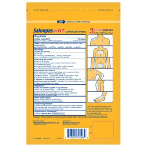 Salonpas? Hot Capsaicin Topical Pain Relief - Image 2