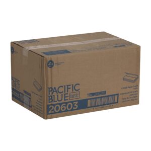 Pacific Blue Basic? Paper Towel, 240 per Pack, 10 Packs per Case - Image 6