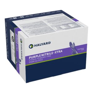 Purple Nitrile-Xtra? Extended Cuff Length Exam Glove, Medium - Image 3