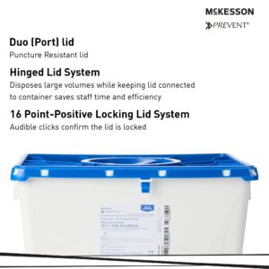 McKesson Prevent? Pharmaceutical Waste Container, 8 Gal., 13.5 x 17.3 x 13 inch - Image 3