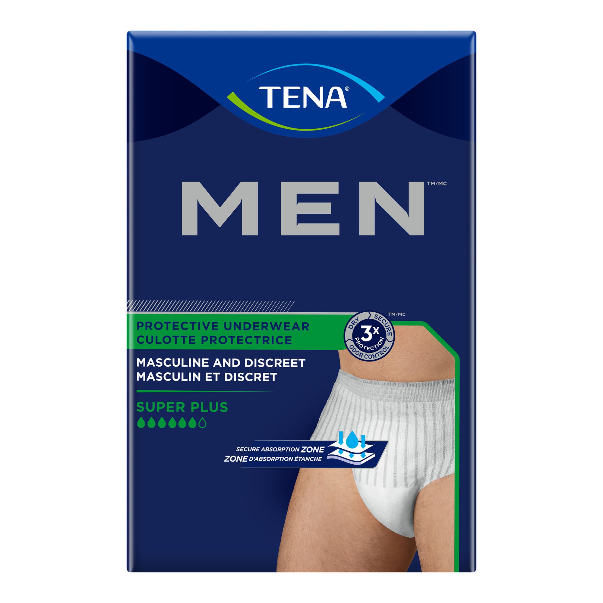 Tena? Men? Super Plus Protective Underwear, Small / Medium