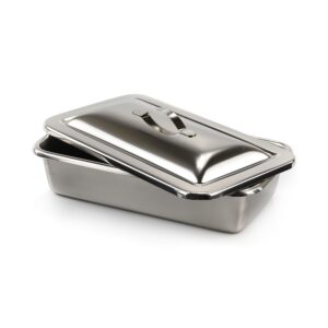 McKesson Instrument Tray, Strap Handle, 8-7/8 Inches - Image 1