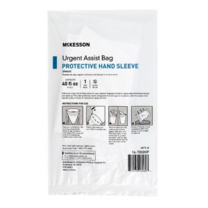 McKesson Urgent Assist/Emesis Bag with Protective Hand Sleeve - Image 2