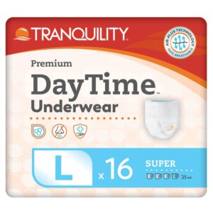 Tranquility Premium DayTime Disposable Absorbent Underwear, Large - Image 9