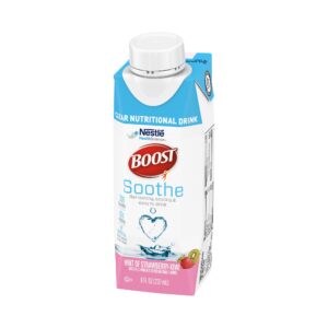 Boost® Soothe Strawberry Kiwi Clear Nutritional Drink, 8-ounce Carton - Image 6