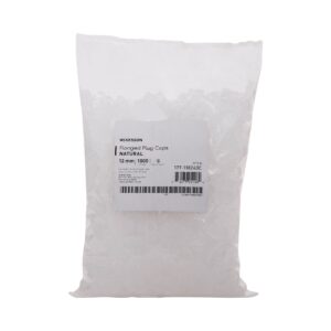 McKesson Flanged Plug Cap, Colorless, Polyethylene, for use with 13 mm Tubes - Image 1