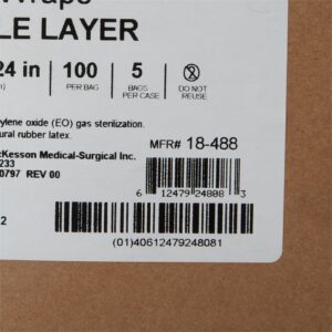 McKesson Single Layer Sterilization Wrap, 24 x 24 Inch - Image 8