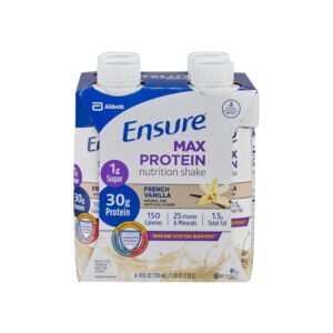 Ensure® Max Protein Nutrition Shake, Vanilla, 11-ounce carton - Image 2