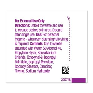 Hygea? Scented Obstetrical Towelette, Individual Pack - Image 4
