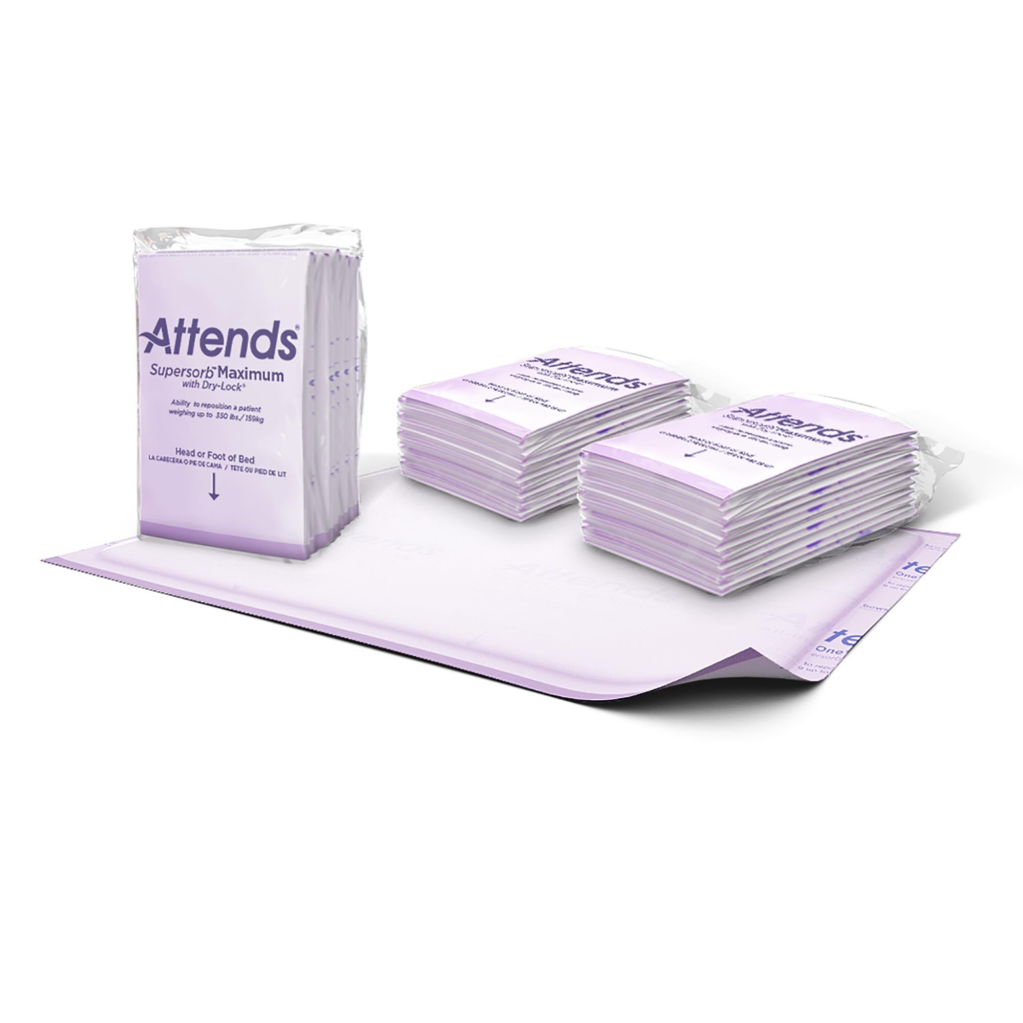 Attends? Supersorb? Maximum Premium Underpads, 30 x 36 Inches