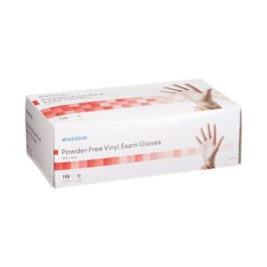 McKesson Vinyl Exam Glove, Extra Small, Clear - Image 6