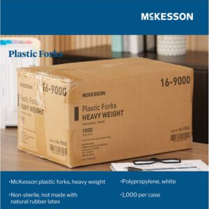 McKesson Polypropylene Fork, White - Image 7