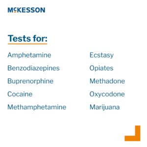 McKesson 10-Drug Panel with Adulterants Drugs of Abuse Test - Image 4