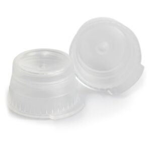 McKesson Tube Closure, Snap Cap, Colorless Polyethylene for Use with 13 mm Tubes - Image 1
