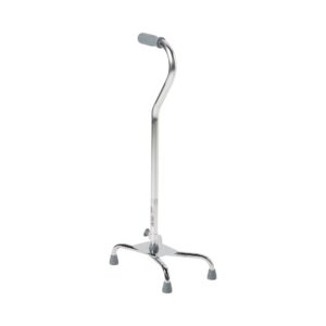 McKesson Steel Chrome Offset Quad Cane, 29 – 37.5 Inch - Image 3