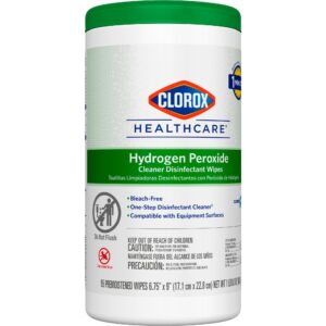 Clorox Healthcare? Hydrogen Peroxide Cleaner Disinfectant Wipes, Canister - Image 4