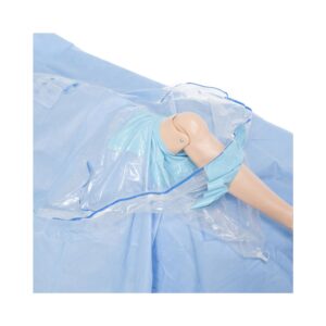 Halyard Sterile Knee Arthroscopy Orthopedic Drape, 90 W x 124 L Inch - Image 2
