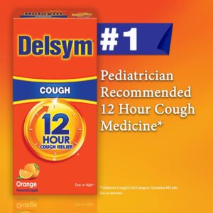 Delsym? 12 Hour Cough Relief, Orange Flavor - Image 5
