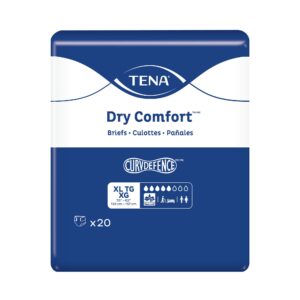 Tena? Dry Comfort? Briefs with Curvdefence? Extra Large, 52 ? 62 Inch Five Drops - Image 1