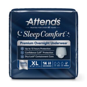Attends? Sleep Comfort Premium Overnight Underwear, Extra Large, 58 ? 68 Inches - Image 3