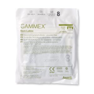 Gammex? Non-Latex Polyisoprene Surgical Glove, Size 8, Green - Image 3