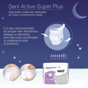 Seni? Active Super Plus Overnight Heavy Absorbent Underwear, 2X-Large - Image 4