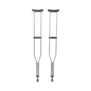 McKesson Underarm Crutches for Adults 5'10" – 6'6" - Image 1