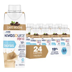 Novasource® Renal Café Mocha Formula for Patients on Dialysis, 8-ounce Carton - Image 1