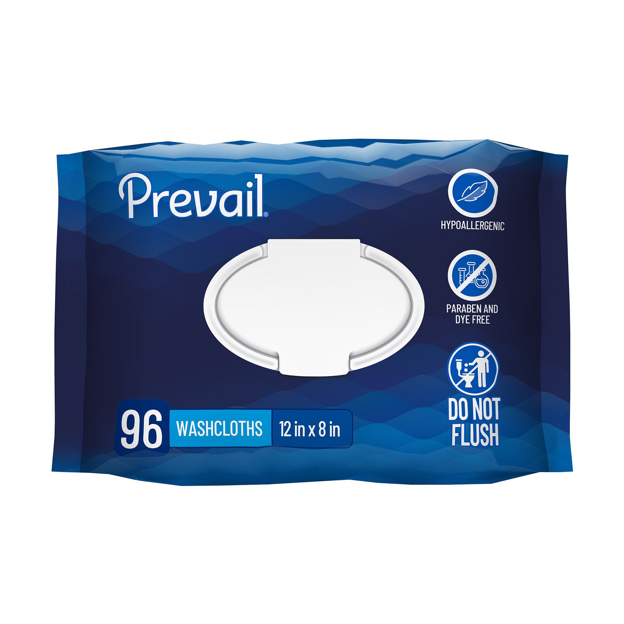 Prevail? Personal Cleansing Wipe, Soft Pack, Aloe, Vitamin E, 8 x 12 Inch