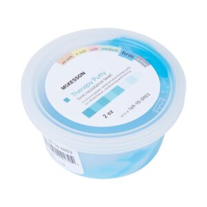 McKesson Therapy Putty, Blue, Firm, 2-ounce Container - Image 3