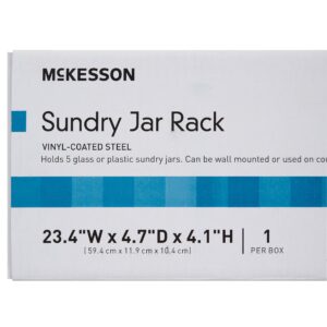 McKesson Sundry Jar Rack, 23.4 x 4.7 x 4.1 Inch - Image 4