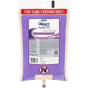 Impact® Peptide 1.5 Tube Feeding Formula, 1 liter Prefilled Container - Image 1