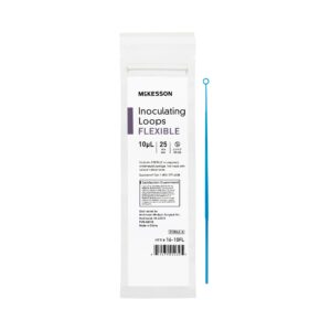 McKesson Inoculating Loop, Light Blue, 10 µL, 20 cm Length - Image 1