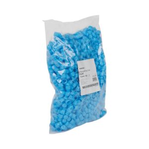 McKesson Flanged Plug Cap, Blue, Polyethylene, for use with 16mm Tubes - Image 3