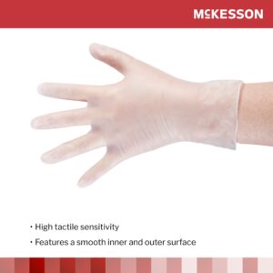 McKesson Vinyl Exam Glove, Extra Small, Clear - Image 4