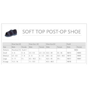 ?ssur? Soft Top Post-Op Shoe, Male, Small - Image 4