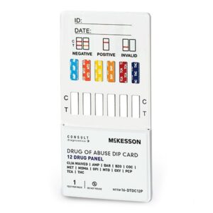 McKesson Consult™ 12-Drug Panel with Adulterants Drugs of Abuse Test Kit - Image 3