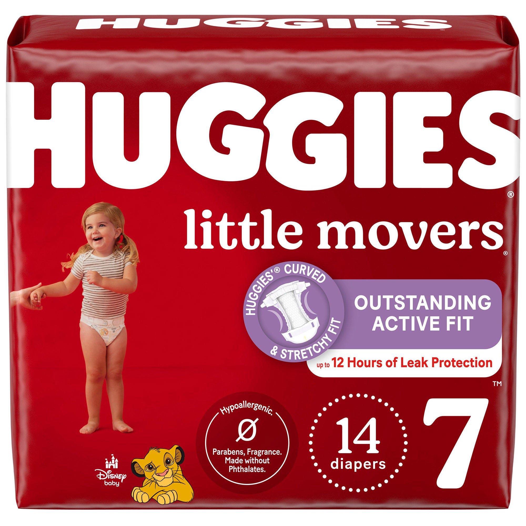 Huggies? Little Movers? Diaper, Size 7
