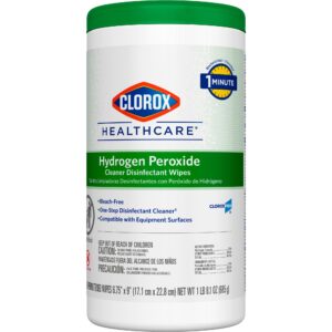 Clorox Healthcare? Hydrogen Peroxide Cleaner Disinfectant Wipes, Canister - Image 5