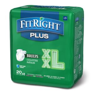 FitRight? Plus Anti-Leak Guard Briefs, 2X-Large - Image 1