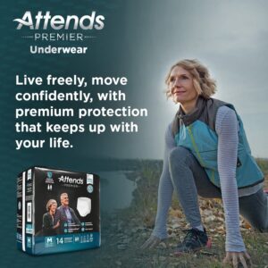 Attends? Premier Underwear, Heavy Absorbency, Medium, 34 to 44 Inch Waist/Hip - Image 9