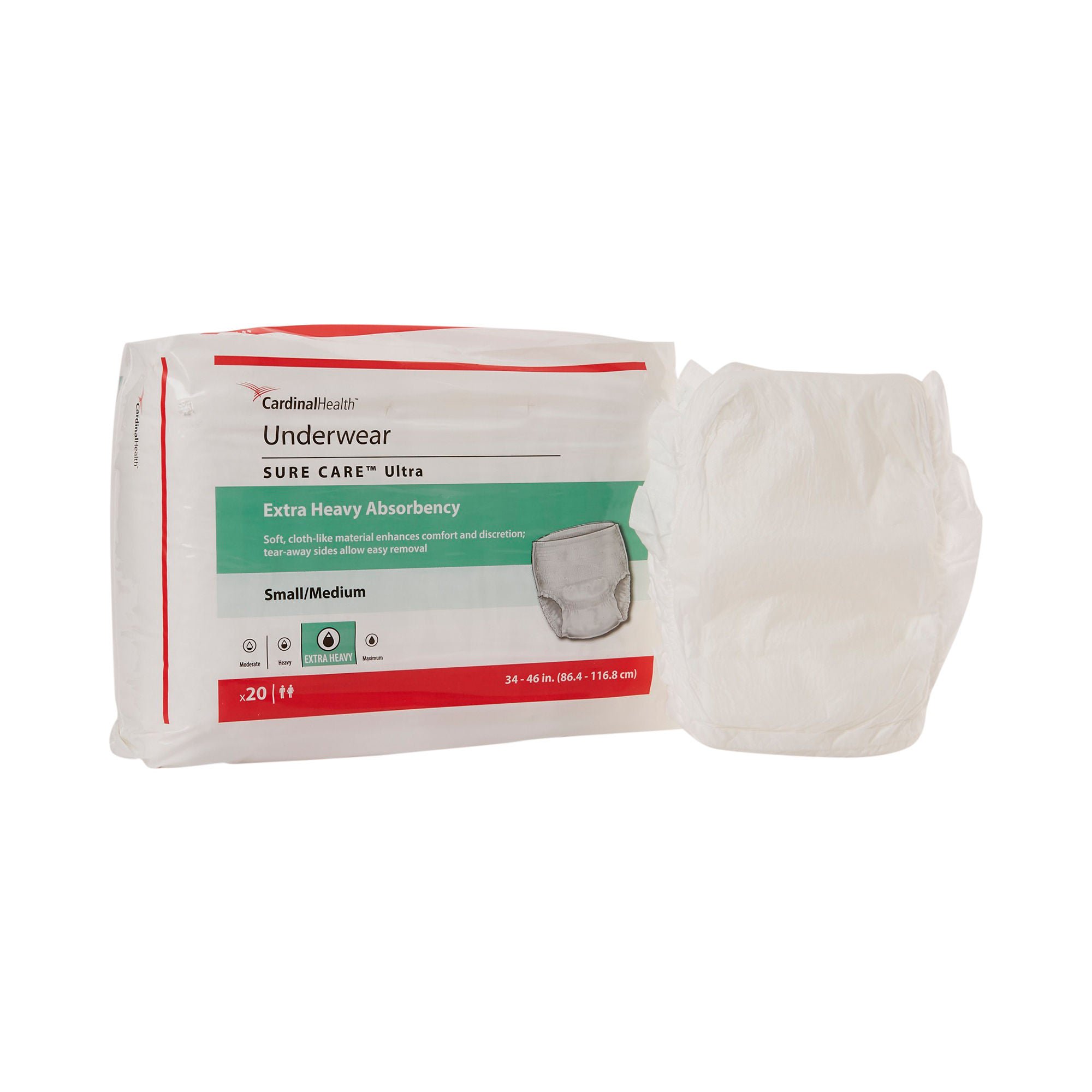 Sure Care? Ultra Extra Heavy Absorbent Underwear, Small / Medium