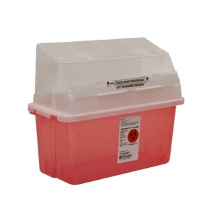GatorGuard? Safety In-Room Sharps Container, 5 Quart, 14 x 6 x 13 Inch - Image 1