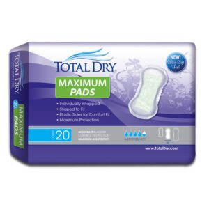 TotalDry Maximum Pads, Moderate Absorbency - Image 1