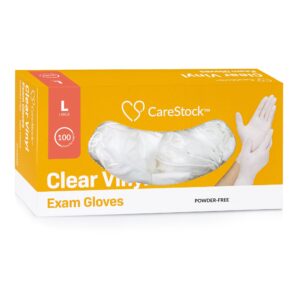 CareStock? Vinyl Exam Glove, Large, Ivory - Image 10