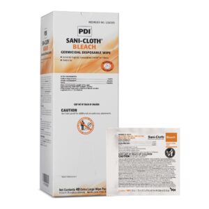Sani-Cloth? Surface Disinfectant Cleaner Bleach Wipe, 11.5 x 11.75 Inch - Image 1